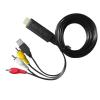 ZIRANU HDTV to 3RCA Cable Converters 3RCA Cable Composite HDTV Converters Adapter 1080P Output Switcher for Consoles view 1
