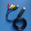 ZIRANU HDTV to 3RCA Cable Converters 3RCA Cable Composite HDTV Converters Adapter 1080P Output Switcher for Consoles view 2