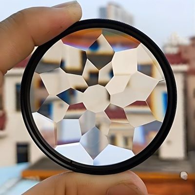 49mm 52mm 55mm 58mm 67mm Kaleidoscope Camera Filter Photography Accessories Filter Prism(58mm)