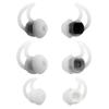 3 Pairs Replacement Eartips Silicone Ear Buds Tips S/M/L 3 Size Earbud Tips Set Compatible with Bose QC20 QC20i QC30 IE2 SoundSport IE3 SIE2i Earphone Rubber Ear Tips (White) view 1