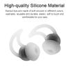 3 Pairs Replacement Eartips Silicone Ear Buds Tips S/M/L 3 Size Earbud Tips Set Compatible with Bose QC20 QC20i QC30 IE2 SoundSport IE3 SIE2i Earphone Rubber Ear Tips (White) view 3