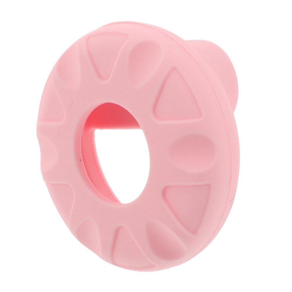 CIMAXIC Silicone Boy Girl Tracker Case Secure Pin Brooch Lost Sleeve for Location Tracking for Boys and Girls Light Pink