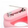 CIMAXIC Silicone Boy Girl Tracker Case Secure Pin Brooch Lost Sleeve for Location Tracking for Boys and Girls Light Pink view 3