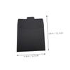 COHEALI 100pcs Cd Envelopes Durable Paper Cd Sleeves for Versatile Storage Black Cardboard Packaging Simple Design for Home and Travel Use view 2