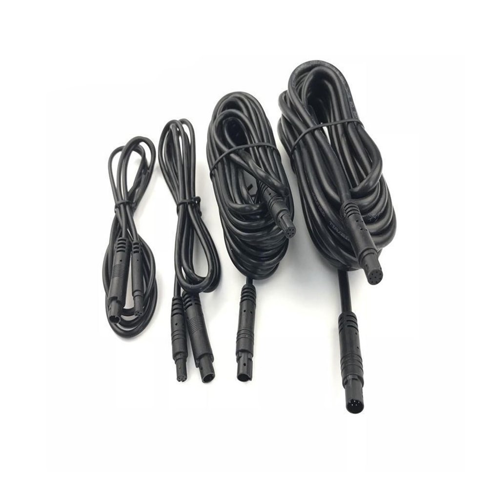 FENG GUO 2M 300cm 4M 5M Car Rear View Camera Cable Jack Line 4 Pin 5P 6P 8P Male and Female Recorder Rear Extension Cable(4pin 3M)