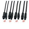 FENG GUO 2M 300cm 4M 5M Car Rear View Camera Cable Jack Line 4 Pin 5P 6P 8P Male and Female Recorder Rear Extension Cable(4pin 3M) view 2