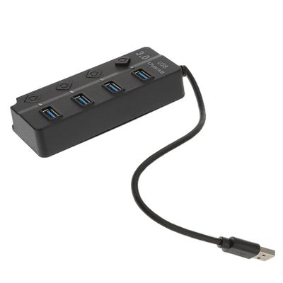 Angoily USB Hub Port USB Splitter Lightweight and Portable Adapter for Laptop Desktop and Accessories Cable