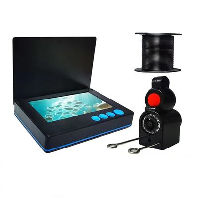 4.3 Inch Underwater Fishing Camera with Crystal-Clear Display, Night Vision, Works in Dark and Muddy Water (4.3" Waterproof Screen)