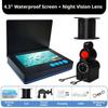 4.3 Inch Underwater Fishing Camera with Crystal-Clear Display, Night Vision, Works in Dark and Muddy Water (4.3" Waterproof Screen) view 2