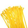 Aroono 8 inch Zip Ties-0.14" Width, 250 PCS Wire Ties with 40lbs Strength, Self-Locking Nylon Cable Ties, UV Resistant, High/Low Temperature Resistant, for Home, Office, Fencing, and Gardening-Yellow view 1