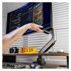 BEGWVDJTP Monitor Stand arm T9 Monitor Elevated Stand Bracket Lifting Adjustment Heightening Gimbal(Black) view 4