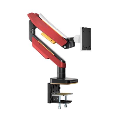 YTMJPQQJI E-Sports Monitor Stand T18 Mechanical Cantilever Computer Screen Pneumatic Lifting and Rotating(Red)
