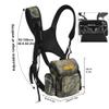 MDSTOP Binocular Harness Chest Pack, Bino Case with Rangefinder Pouch, Bino Harness, Binocular Chest Pack, Bino Bag for Bird Watching,Hunting,Hiking,Shooting (Pine Needle Camo) view 2