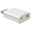Angoily External Stereo Sound Cards Aluminum Audio Adapter Microphone Jack No Drivers Needed view 1