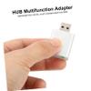 Angoily External Stereo Sound Cards Aluminum Audio Adapter Microphone Jack No Drivers Needed view 4