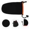 Angoily Neoprene Lens Case Pouch for Camera Lens Protector Bag Drawstring Drop-resistant and Waterproof view 4