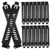 Hoement 20pcs Heat Dissipation Pci l Blank Bracket Precision Holes for Chassis Radiating view 1