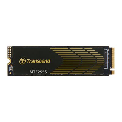 Transcend MTE255S 1TB Gaming SSD with Heatsink, Up to 7,400MB/s, for PS5, Desktops, Laptops, M.2 2280 PCIe 4.0 NVMe Gen4x4 Internal Solid State Hard Drive, 3D TLC NAND, High-Speed Internal SSD
