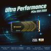 Transcend MTE255S 1TB Gaming SSD with Heatsink, Up to 7,400MB/s, for PS5, Desktops, Laptops, M.2 2280 PCIe 4.0 NVMe Gen4x4 Internal Solid State Hard Drive, 3D TLC NAND, High-Speed Internal SSD view 3