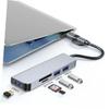 Angoily USB Port Expander Hub Port Multi-Function USB Adapter Card Reader for Fast Data Transfer Compact Design for Laptops view 3
