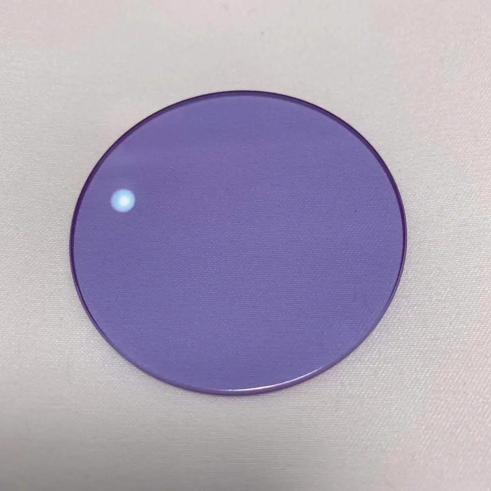 Round Purple Filter Glass(15mm)