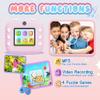 Instant Camera,Dual-Lens Kids Camera Instant Print for Boys Girls Christmas Birthday Gifts, 1080P Portable Camera,32GB Card,Toddle Toy for Age 4-12 Years view 2