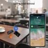 Wallet Tracker Card, Rechargeable Bluetooth Tracker with Apple Find My iOS Only Thin Wallet Finder GPS Tracker IP65 Waterproof Item Locator for Luggage, Keys, Bags, Passports and More view 4