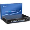 8 Port 10G Ethernet Switch, 10Gbe-RJ45 Port Network Switch Unmanaged Support 100M/1000M/2.5G/5G/10G, Auto-Negotiation, for 10G NAS, PC, NIC, Plug & Play, 160Gbps Switching Capacity, Desktop/Rack Mount view 1