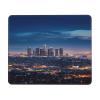 Los Angeles Skyline Mousepad with Anti-fray Stitching, Comfortable Gaming Mousepad with Non-Slip Rubber Base, Waterproof Computer Mousemat Washable Mousepads for Laptop 7 x 8.6 in view 1