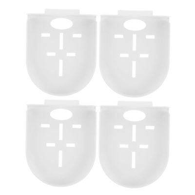 Abaodam 4pcs Adhesive Floating Shelf for Security Cameras Wall Mount Bracket No Drill Installation Holder for Home Office and Shop Use