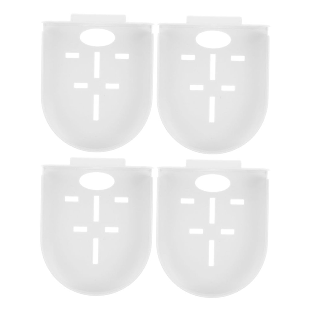 Abaodam 4pcs Adhesive Floating Shelf for Security Cameras Wall Mount Bracket No Drill Installation Holder for Home Office and Shop Use