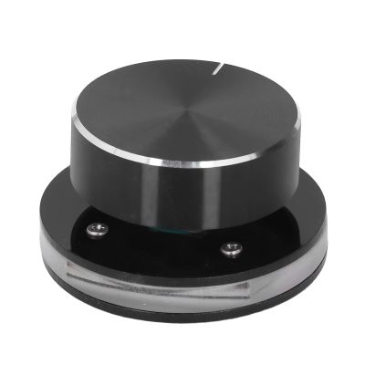 SUNGOOYUE USB Volume Control Multimedia Controller Knob, Acrylic and PC Material, Customizable RGB Light, Shortcut Keys, 360 Rotation, Android System PC, Type C Plug and Play