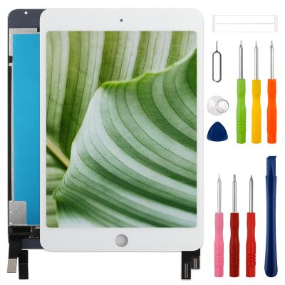SWARK New LCD Display for iPad mini 4 2015 7.9'' A1538 A1550 Touch Screen Digitizer Assembly Replacement with Upgraded Repair Tools Kit-White