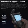 Godox FT433 S FT433-S TTL Wireless Flash Trigger for Sony Cameras,Built-in Wireless 433MHz,1/8000s,0-100m,LCD Screen,32 Channel,1-99 ID,Front and Rear Curtain Sync view 4