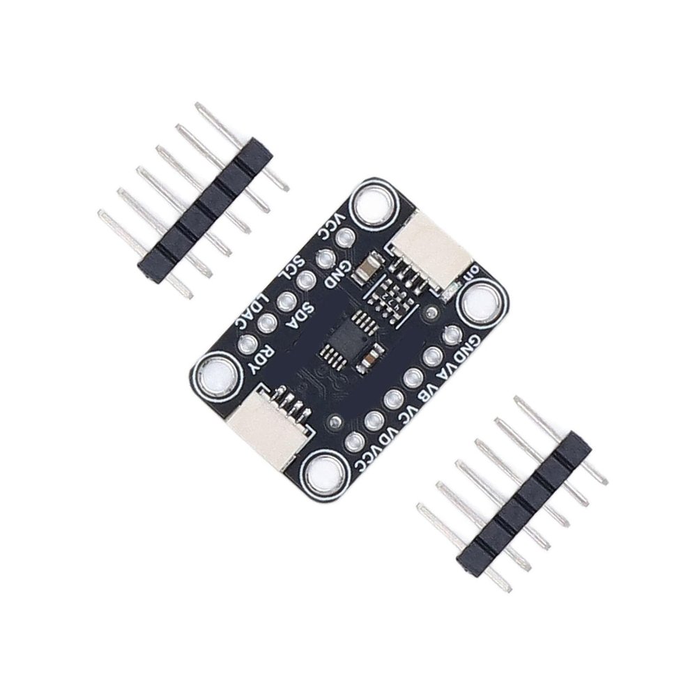4 Way Digital to Analog Converter Module, with onboard EEPROM for Stemma QT Qwiic, 12 Bit Quad DAC Board MCP4728, 2.048V Vref, 0V to 4.096V, 6us Fast Stabilization TimeIndustrial Electrical