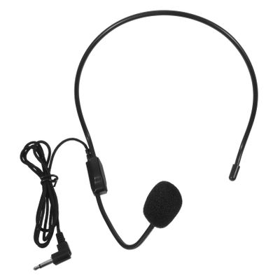 Angoily Microphone Headset Headphone Mic for Flexible Headset Microphone for Speaking Stage Performance