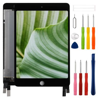 SWARK New LCD Display for iPad mini 4 2015 7.9'' A1538 A1550 Touch Screen Digitizer Assembly Replacement with Upgraded Repair Tools Kit-Black