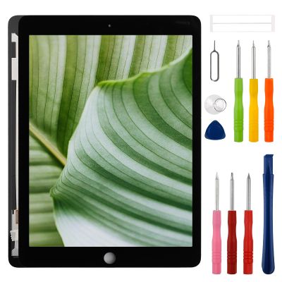 SWARK New LCD Display for iPad Air 2 2014 9.7" A1566 A1567 Touch Screen Digitizer Assembly Replacement with Upgraded Repair Tools Kit-Black