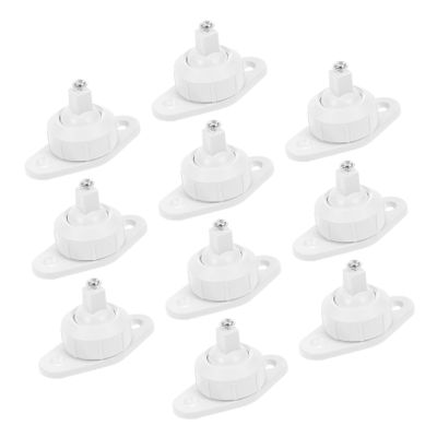 DirectNine Basics 10pcs Sensor Wall Mount Bracket for Infrared Alarm Detectors Durable Security Device Stand for Effortless Installation Walls and Ceilings