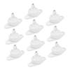 DirectNine Basics 10pcs Sensor Wall Mount Bracket for Infrared Alarm Detectors Durable Security Device Stand for Effortless Installation Walls and Ceilings view 1