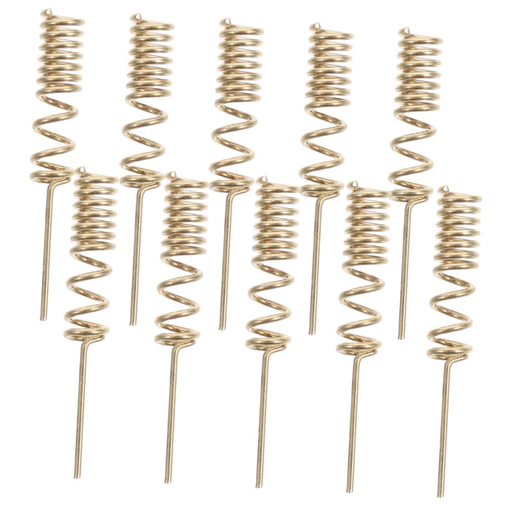 BUGUUYO 10pcs Phosphor Copper Coil Antenna for Wireless Data Transmission Helical Design for Communication Systems in Telecommunication Devices