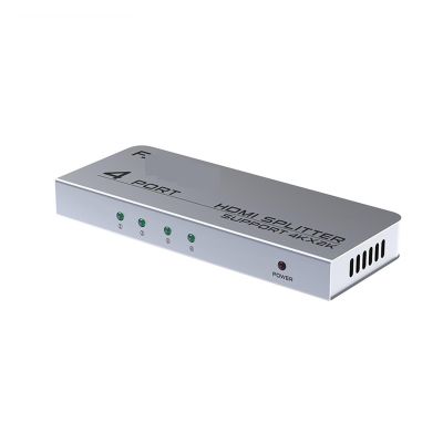 D3LX0Z1 3D 4KHDMI Splitter 1 Input 4 Ports HD Video Splitter 4K*2K@30HZ High-Definition Video Screen Splitter Switch Distributor(4K UK Plug)