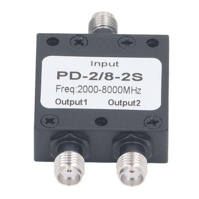 FTVOGUE 2 Way Power Divider, SMA RF Splitter 2-8GHz Low Loss High Isolation for Antenna System, Easy Connection, ConstructionTelevision & Video