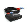5MNG0Y8 4K@60Hz 2 Port KVM Switch Support Keyboard and Mouse Control KVM Switch 2 Input 1 Output for Computer Laptop DVD PS*5 HDTV view 2