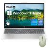 HP 15.6" HD Touchscreen Laptop, Intel Core i5-1235U, 16GB RAM, 1TB PCIe SSD, Webcam, HDMI, Numeric Keypad, Wi-Fi 6, Windows 11 Home, Silver, Bundle with Thunderobot ML101 Wireless Mouse view 1