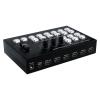 5MNG0Y8 Multi Camera 4 Channel HDMI Video Mixer Switcher Video Capture 1080p60 Live Streaming PGM Seamless Switch Output 6 Pictures PVW(with AU Plug) view 1