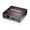 D3LX0Z1 4K 2K Splitter UHD 3D HDMI-Compatible Splitter HD 1X2 1080P Switch Split 1 in 2 Out Switcher for HDTV DVD PS*3/4 Xbo*x PC(UK Plug) view 1
