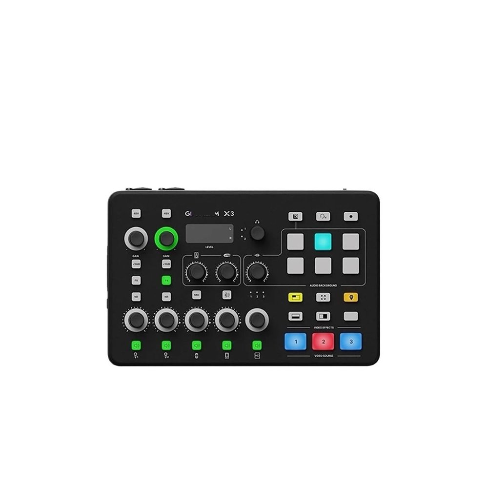 5MNG0Y8 X3 4 in 1 Audio Video Switcher Guide Switching Station Capture Card Mixing Station Recording Machine(GoStream X3)