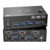 5MNG0Y8 KVM Switch 2/3 Computers 2/3 Monitors HDMI + DisplayPort USB 3.0 KVM Switcher 8K/4k Dual/Triple Monitor KVM for 2/3 PC(AU Power Adapter,303DH) view 1