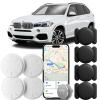Hongtop H Hidden Car Tracking Device No Subscription, 4PCS Real Time GPS Tracker for Vehicles Work with Find My (iOS Only), Hidden Car Tracker with Magnetic Waterproof Case, Black view 1